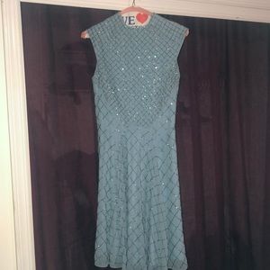 baby blue short dress